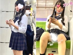 JKに盗撮バレしてスマホ取られたがパンツ自撮りしてくれる痴女でした【対面パンチラ 逆さ撮り盗撮 女子高生】