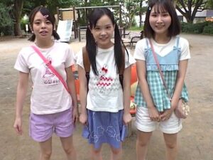 JSとJCの痴女3姉妹と制服エッチ【工藤ララ 由良かな 矢澤美々 吊りスカート 貧乳 ビッチ ロリ 女子小学生 中学生】
